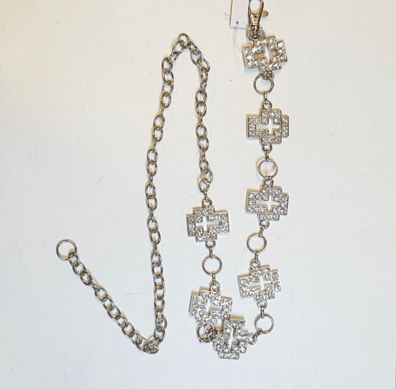 crystal chain belt