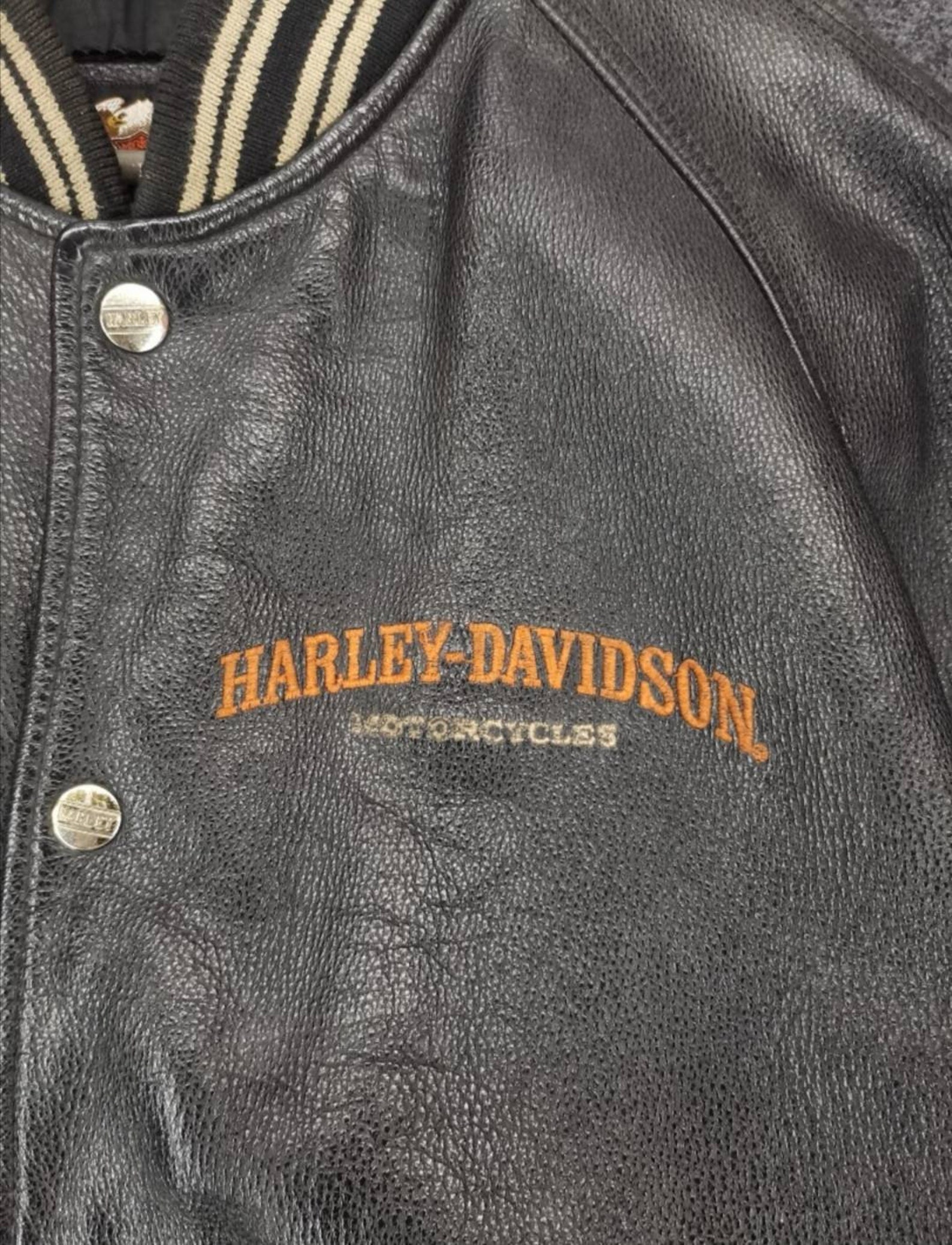 Vintage Harley Davidson Leather Jacket | Etsy