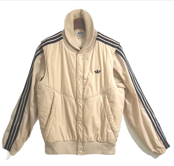 Vintage Adidas 80s Jacket Full Zip Sz L Gem