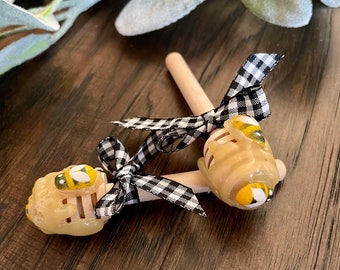 Faux Honey Dippers Set of 2