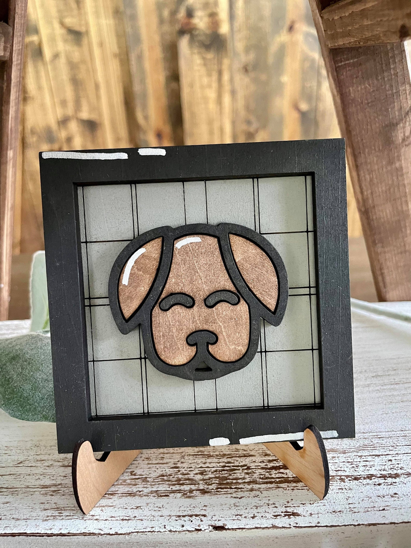 Dog Tiered Tray Decor dog Tier Tray/ Dog Decor / Tiered Tray Etsy