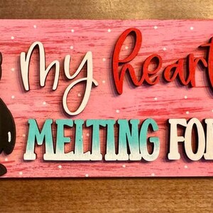 Valentines Day Interchangeable Rectangle INSERT piece ONLY | Interchangeable | Seasonal
