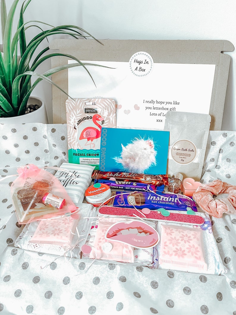 First Period Kit Girls Period Gift Box Teen Pamper Etsy