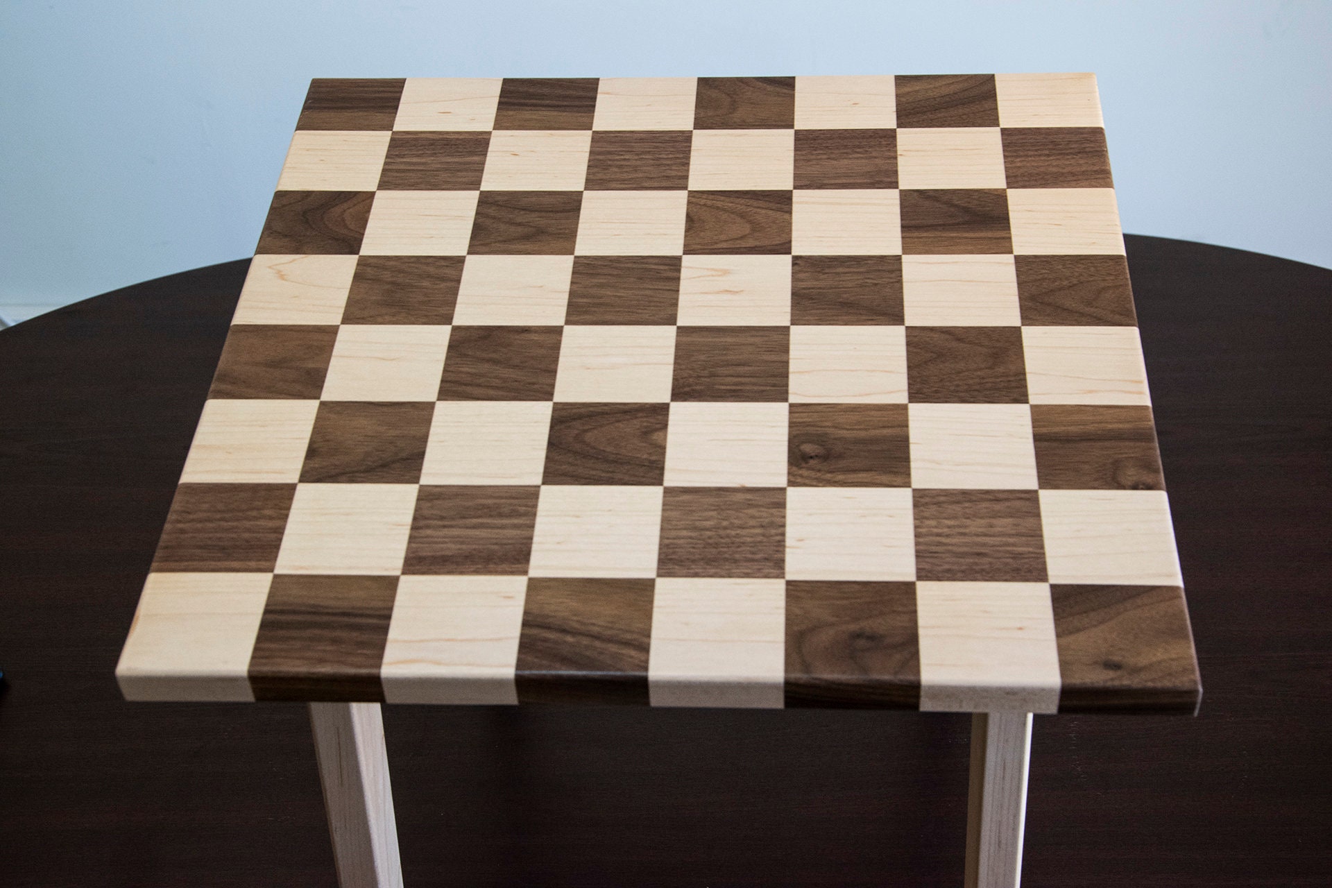 Sycamore with Coordinates Wood Chess Board ♟️ Chess is Art