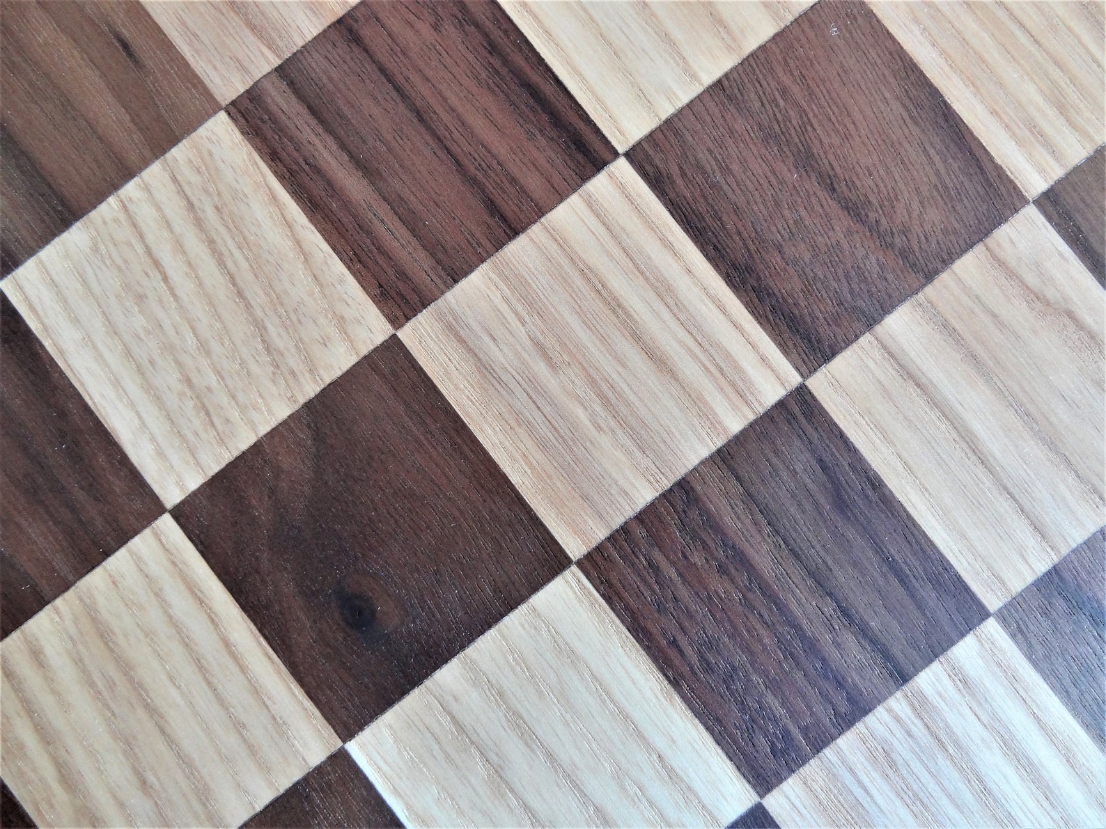 Handmade Wooden Chess Board, Walnut & Chestnut Checkers Board, Custom ...