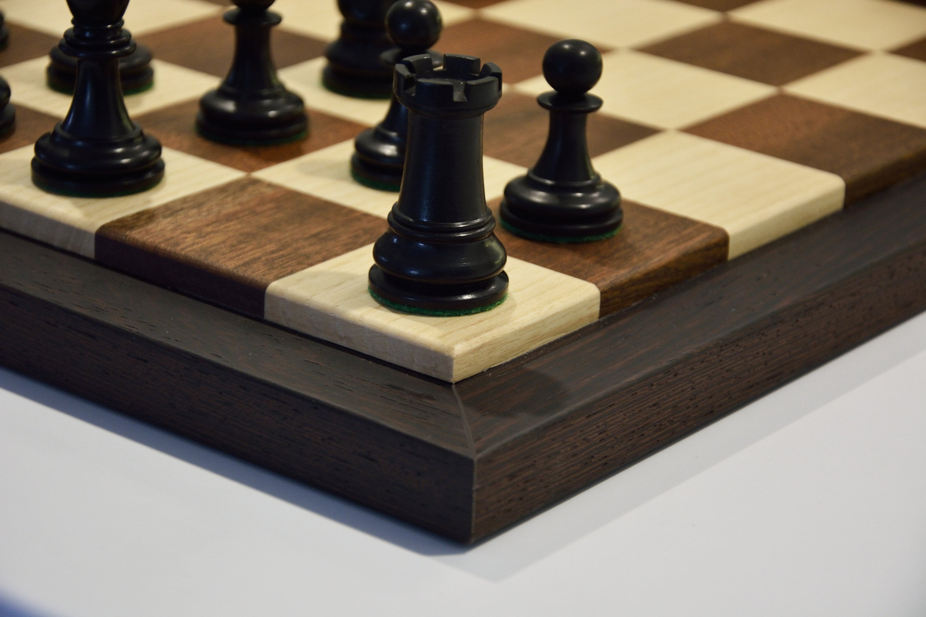 Wooden Chess Board Only Solid Rosewood Wenge Chestnut 