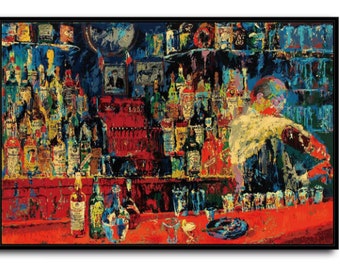 HD Canvas Print Room Wall Art Decor Oil Painting LeRoy Neiman La Traviata 24x42 HD Canvas Print Room Wall Art Decor Oil Painting LeRoy Neiman La Traviata 24x42