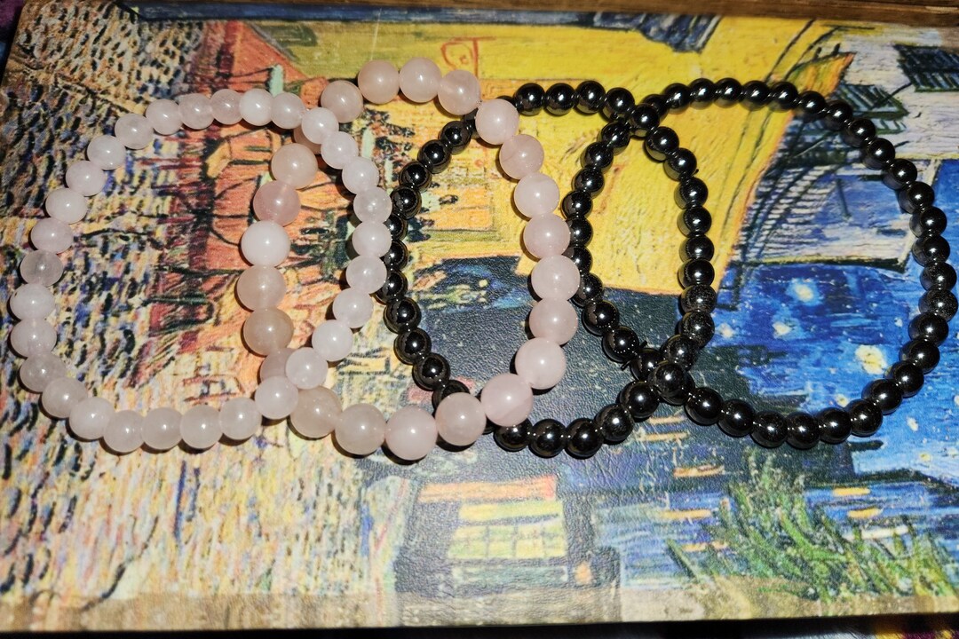 Elastic Gemstone Bracelets Etsy