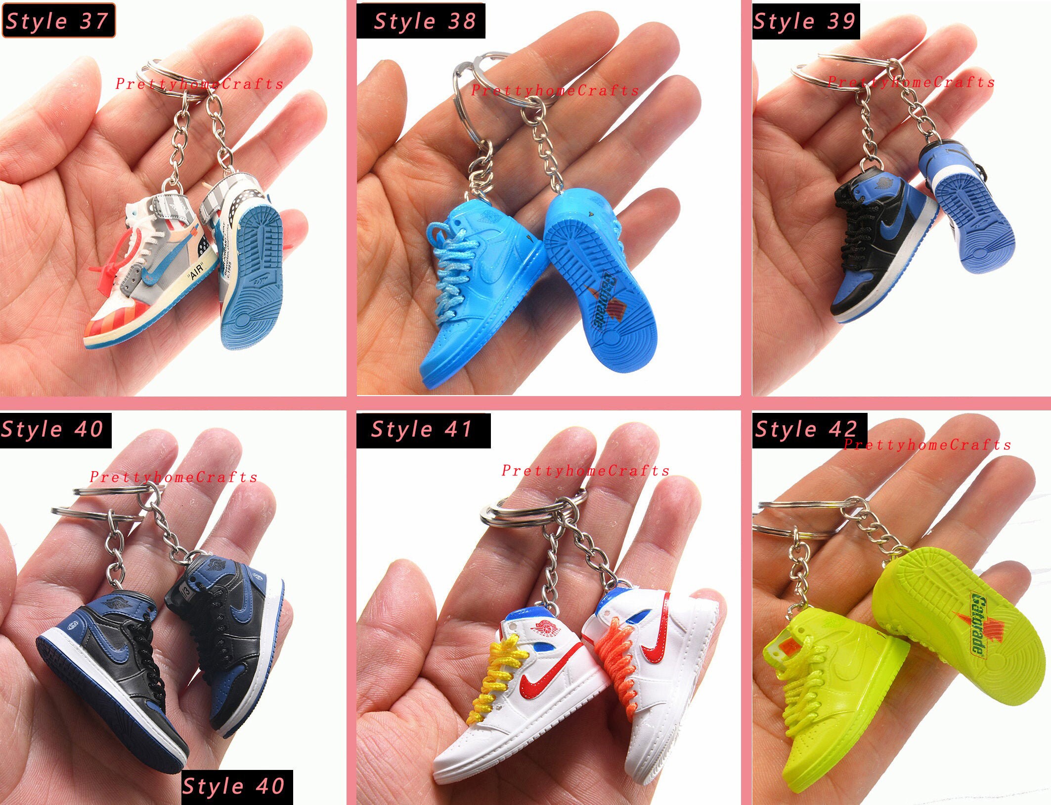 3D Mini Sneaker Keychainmini Keychain 3D Sneaker Etsy Australia