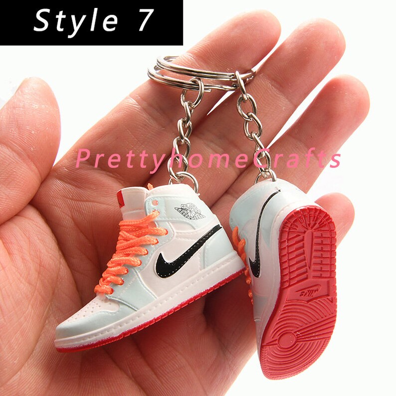 3D Mini Sneaker Keychainmini Keychain 3D Sneaker Etsy