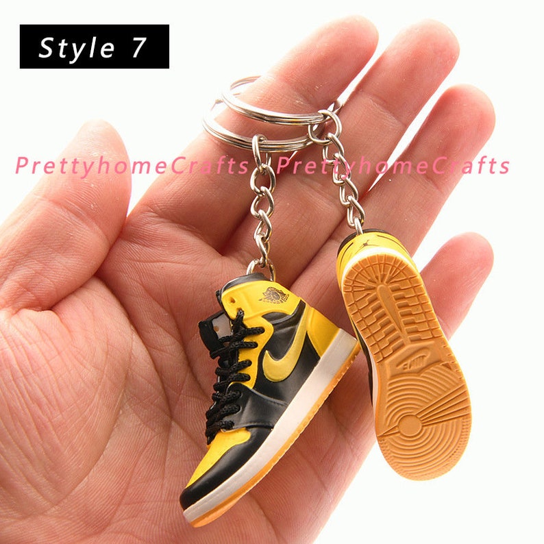 3D Mini Sneaker Keychainmini Keychain 3D Sneaker Etsy