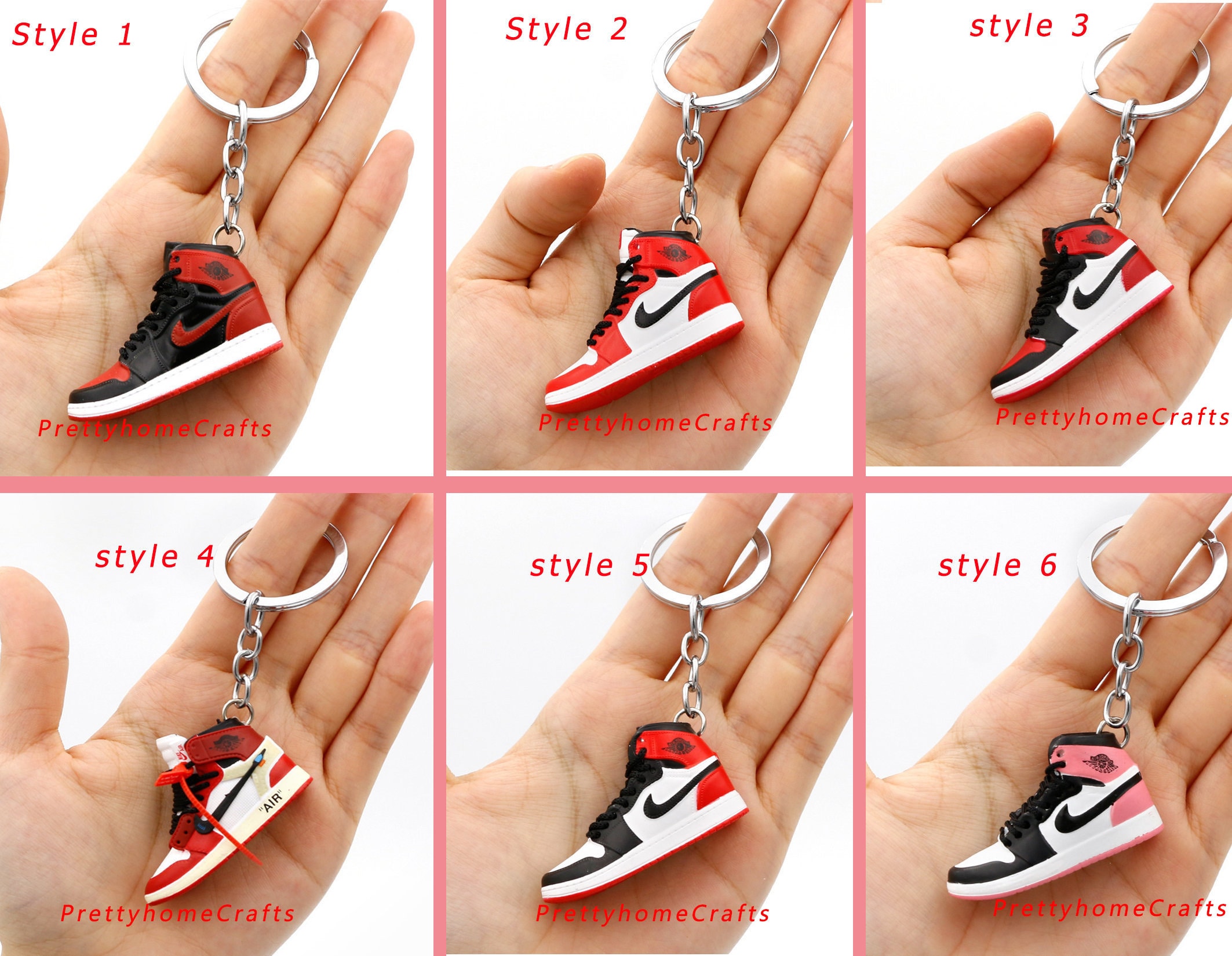 3D Mini Sneaker Keychainmini Keychain 3D Sneaker Etsy Australia