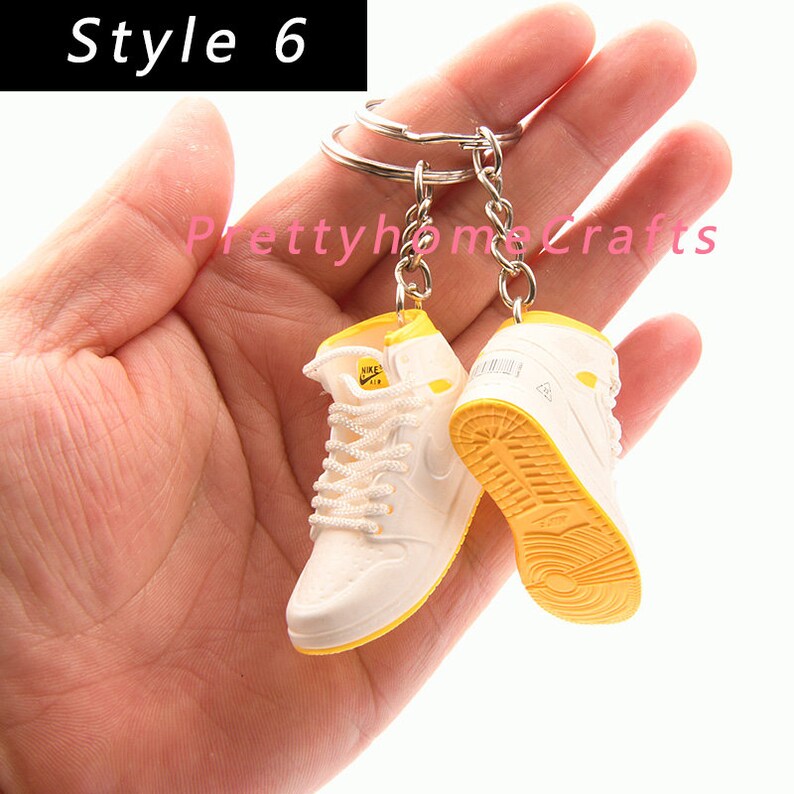 3D Mini Sneaker Keychainmini Keychain 3D Sneaker Etsy