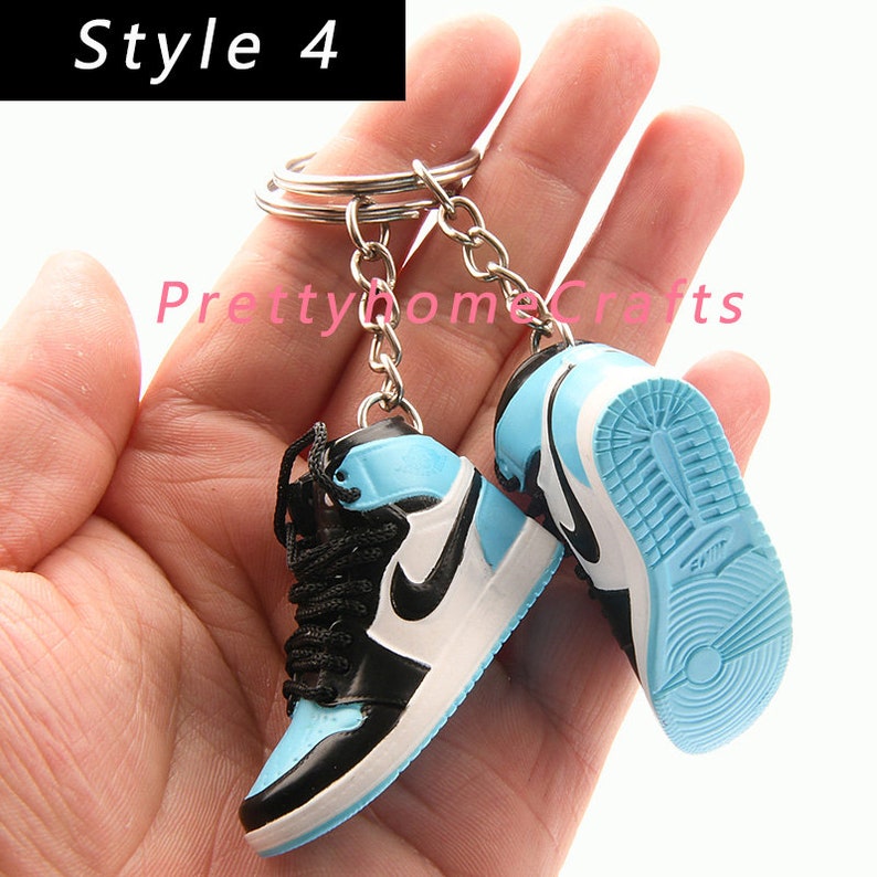 3D Mini Sneaker Keychainmini Keychain 3D Sneaker Etsy