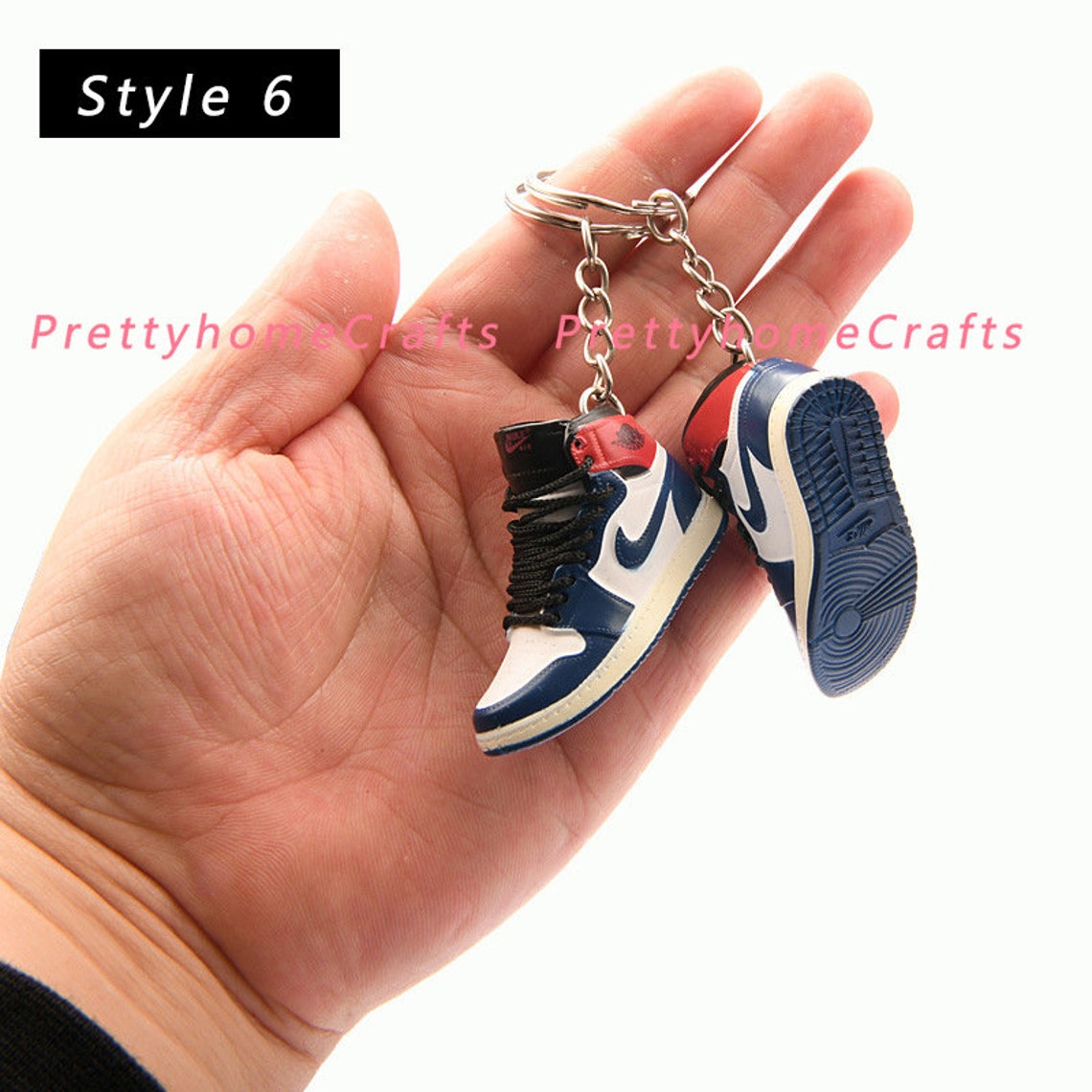3D Mini Sneaker KeychainMini Keychain 3D Sneaker Etsy