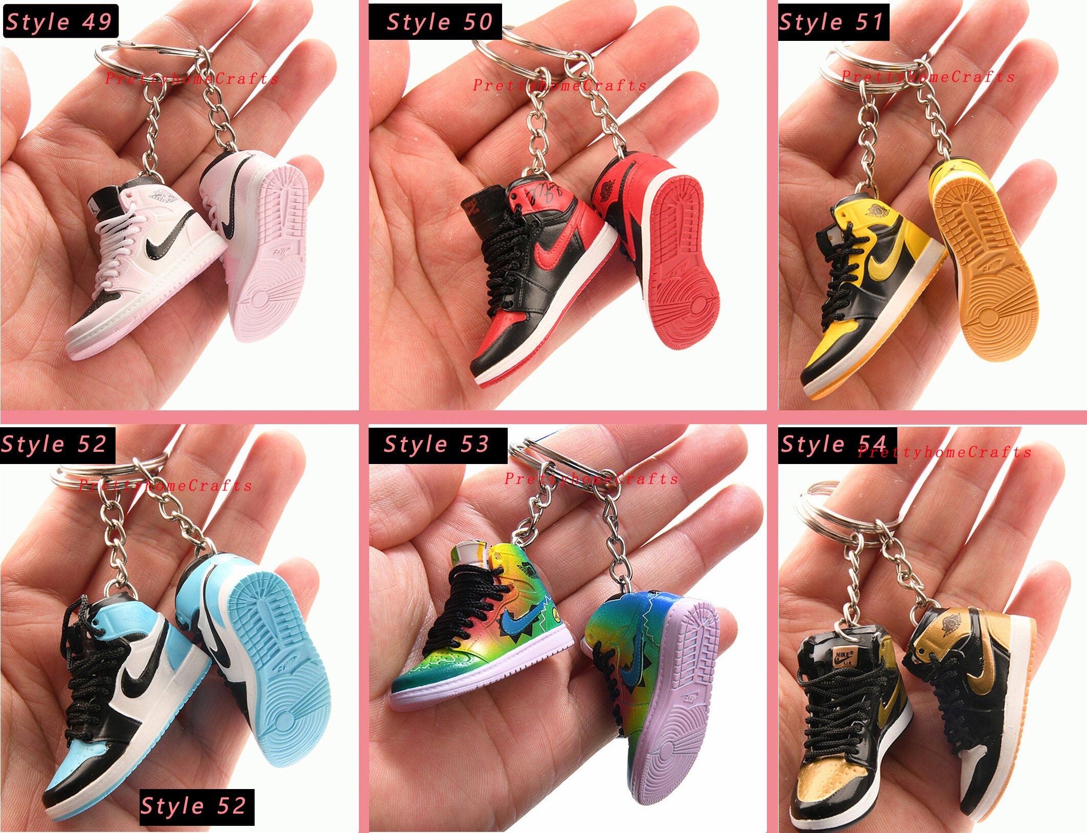 mini sneaker keychains wholesale