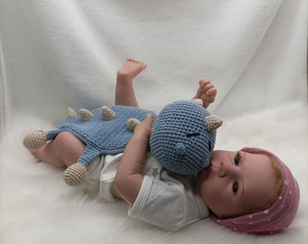 Drachen Tröster Amigurumi  babyblaue