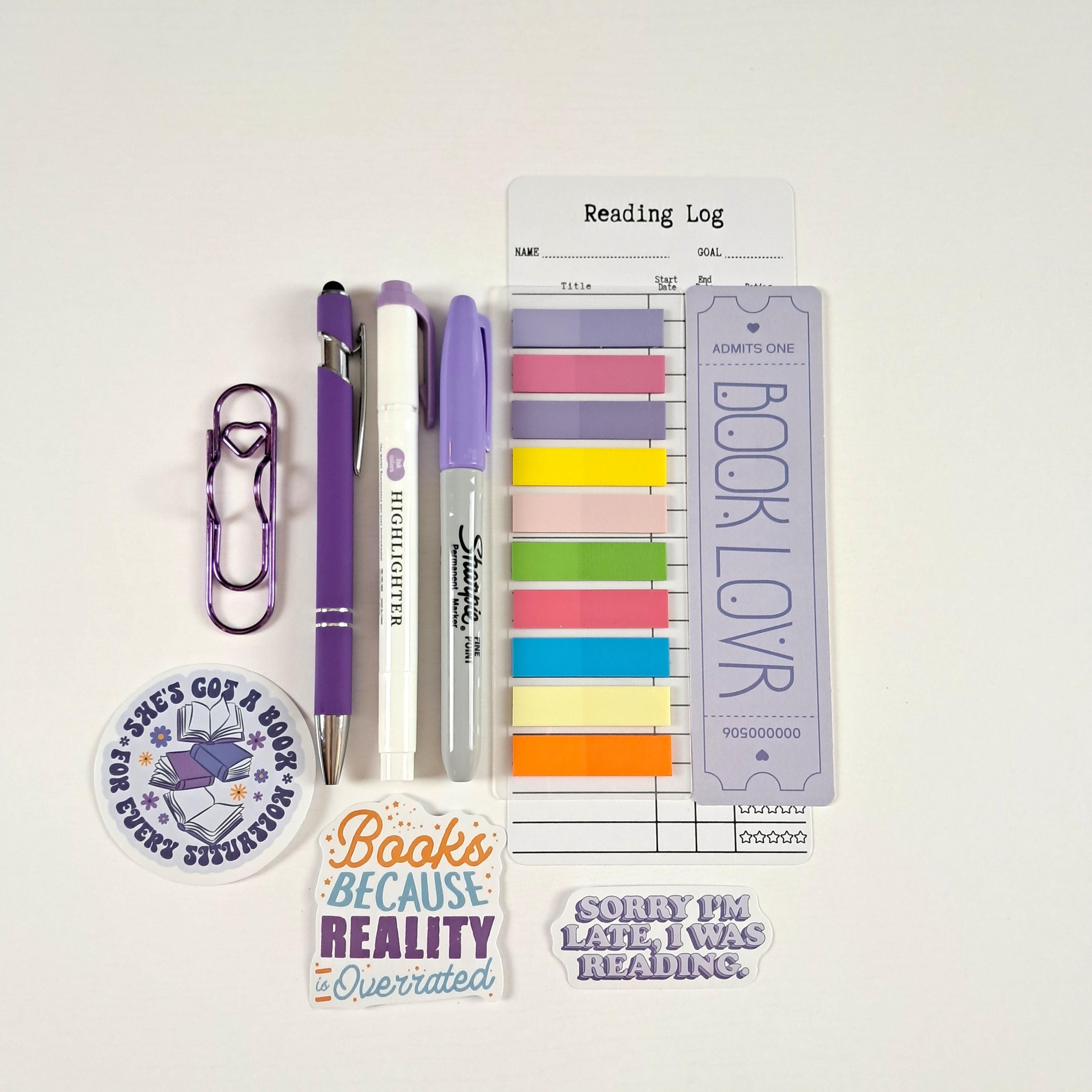 Book Annotation Kit Labels Purple Annotation Kit, Mini Annotation Kit, Mini Bookish Bundle ...
