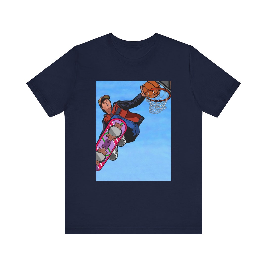 Back to the Future Marty Mcfly Basketball Unisex Jersey Short Sleeve ...