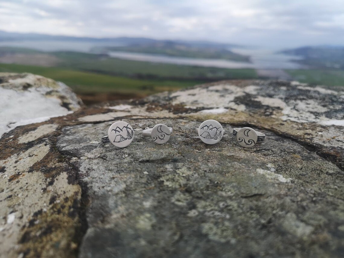 Camping ring/plain band/outdoorsring Etsy