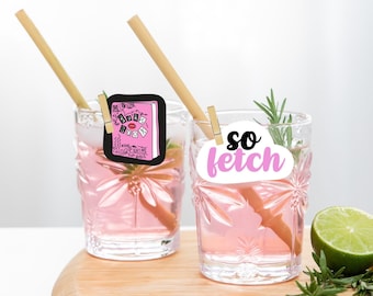Printable Mean Girls Party Cocktail Toppers / Cake Toppers | Instant Download | Print & Cut Out | Mean Girls Party Decorations | Set of 13