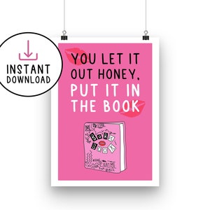 Mean Girls Party Sign - Zet het in het Burn-boek | Direct downloaden | Mean Girls feestdecoraties | Afdrukbare poster | Verjaardag | Vrijgezellenfeest