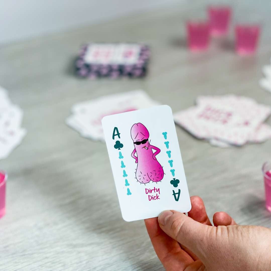 Dick Deck 54 Pack of Penis Playing Cards Funny Drinking - Etsy