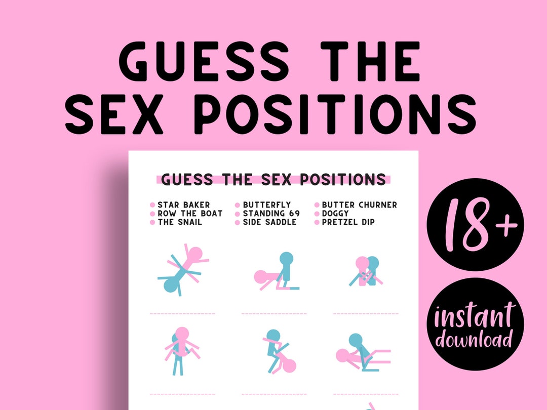 Guess the Sex Position Quiz Printable Hen Party Game