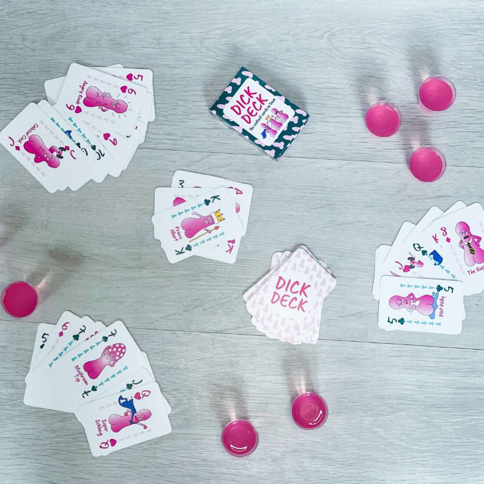 Dick Deck | 54 Pack of Penis Playing Cards | Funny Drinking Card Games ...
