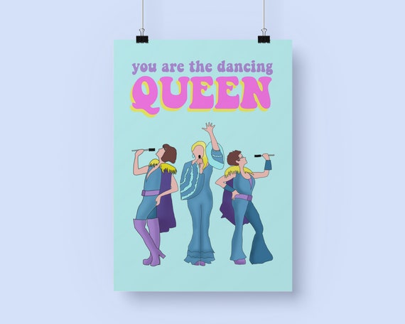 Mamma Mia Party Sign Dancing Queen Instant Download Mamma Mia