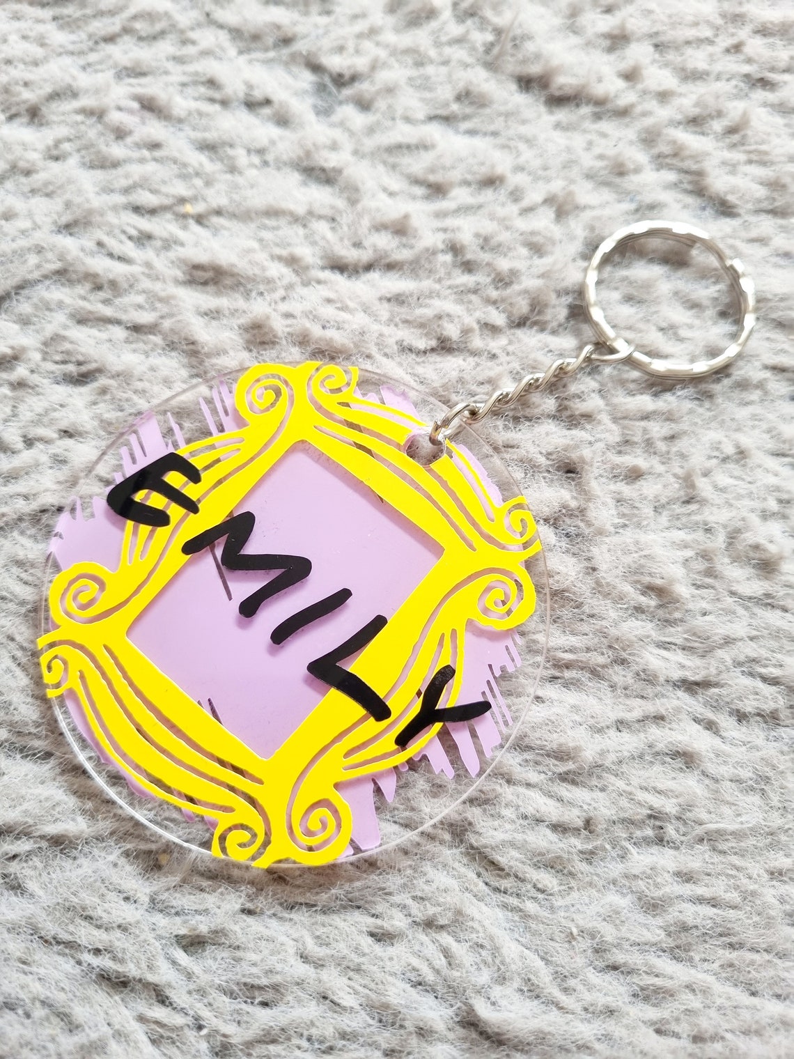 Personalised Friends Tv Show Inspired Keyring | Etsy UK