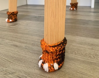 Chaussettes pour chaise en maille Tiger Paw - LOT DE 4