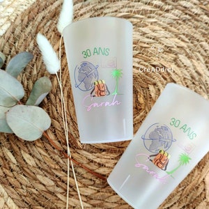 Reusable personalized cups for weddings, baptisms, birthdays, bachelorette parties, bachelorette parties, cousins, parties, events, school celebrations, etc. image 7