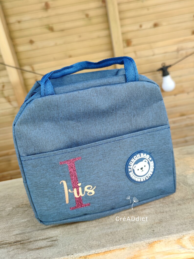 Lunch Bag personnalisé, gouter enfant, sac isotherme, crèche, nounou, école bild 9