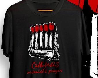 Catharis - Arsonist shirt (hardcore metal punk arnarchist punk diy) band shirt