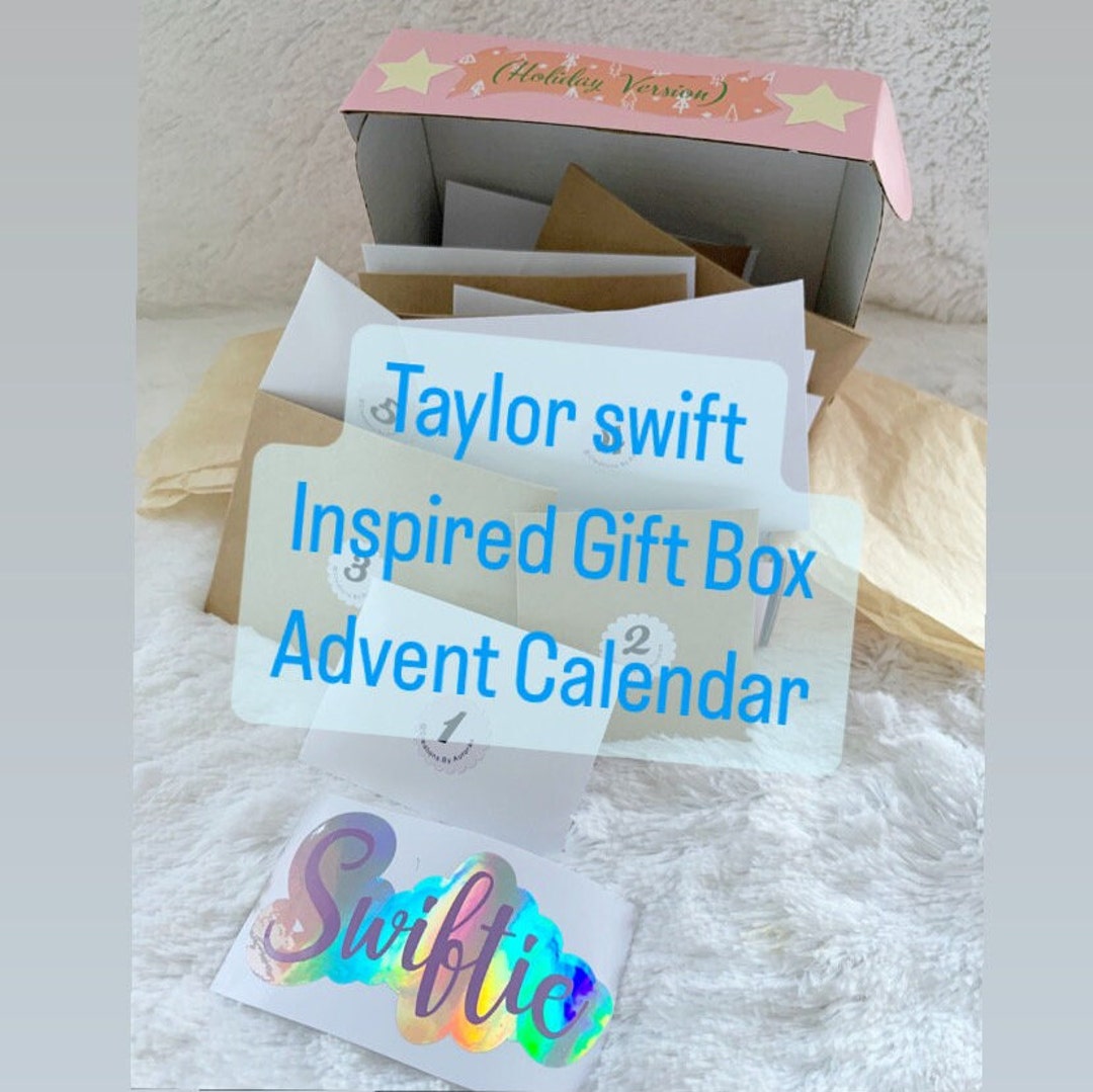 Taylor Swift Christmas Advent Calendar Taylor Swiftie Etsy