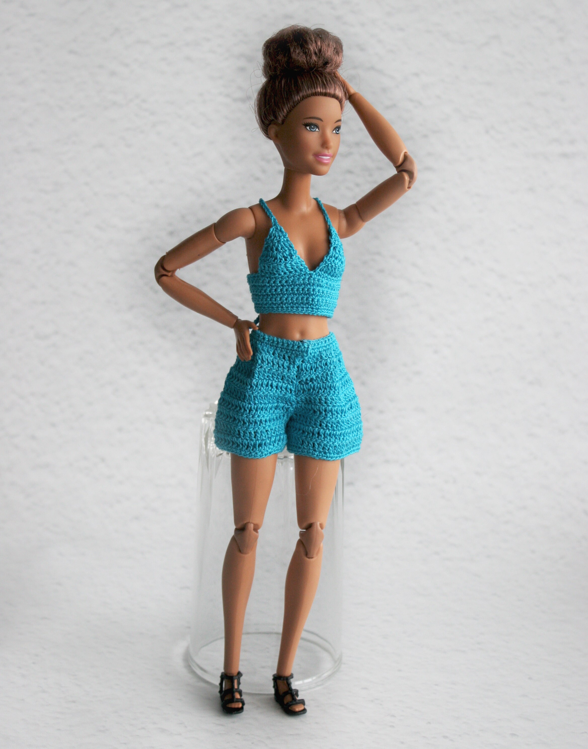 Barbie doll clothes shorts and top Etsy