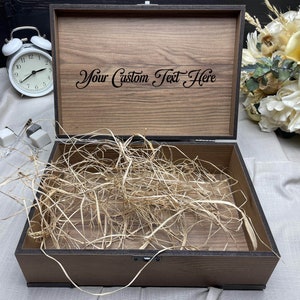 Custom Gift Box for Husband/Boyfriend/Boy/Children, Masculine Tree Branches Gift Idea, Personalized Keepsake Memory Box Handmade zdjęcie 4