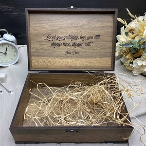 Custom Gift Box for Husband/Boyfriend/Boy/Children, Masculine Tree Branches Gift Idea, Personalized Keepsake Memory Box Handmade zdjęcie 3