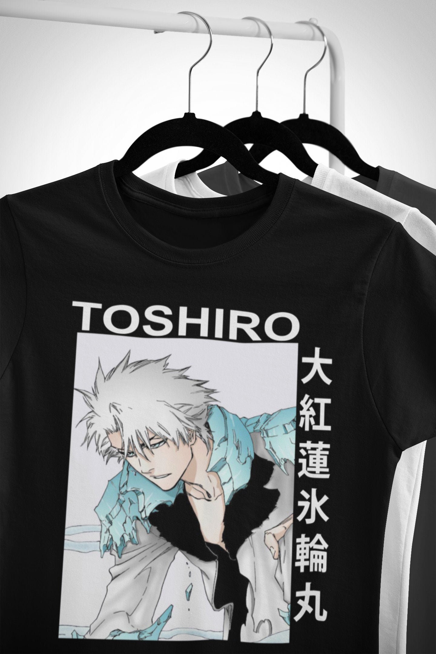 BLEACH Toshiro Hitsugaya TShirt Bleich Anime TShirt Etsy