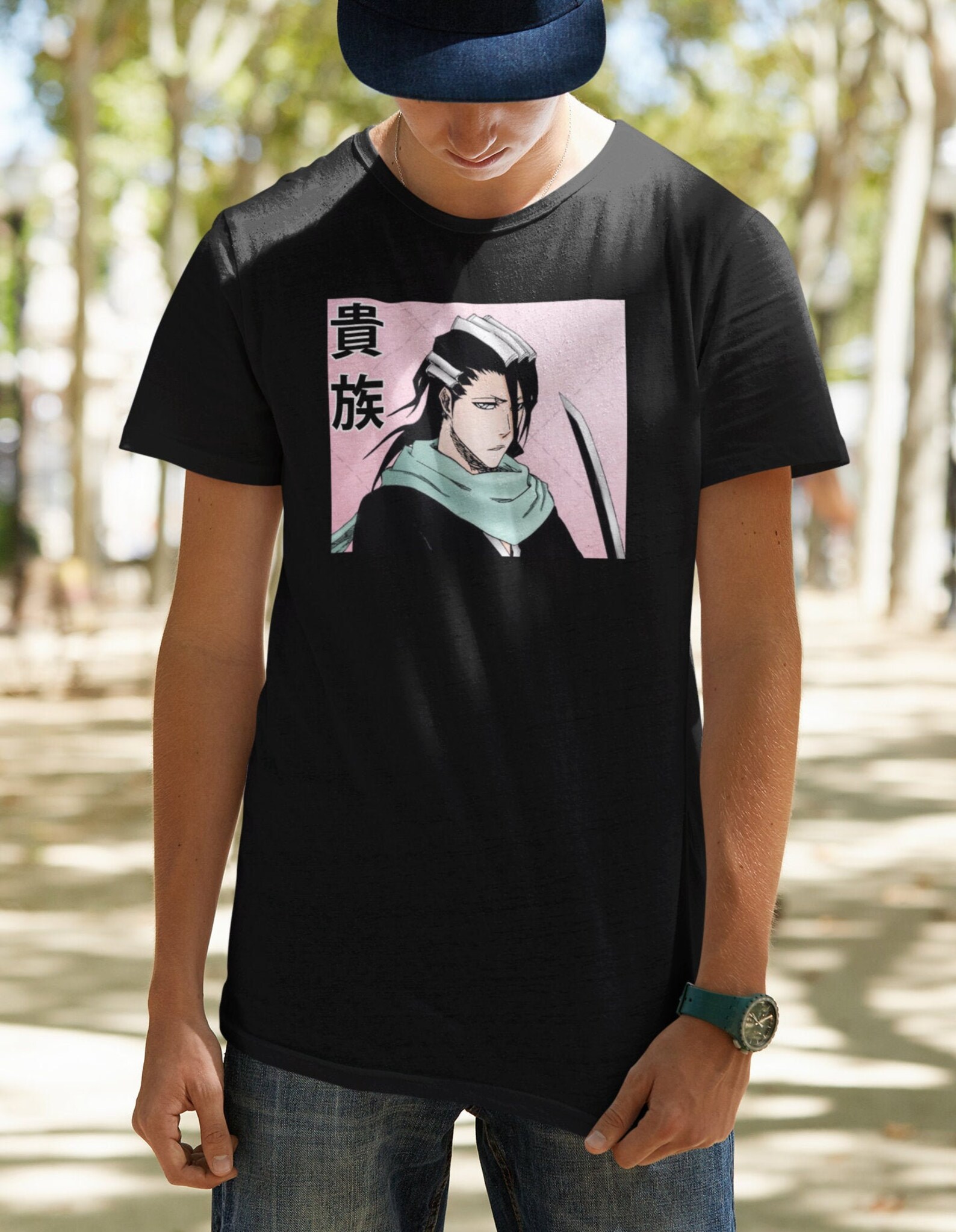 BLEACH Byakuya Kuchiki Anime TShirt Bleach TShirt Byakuya Etsy