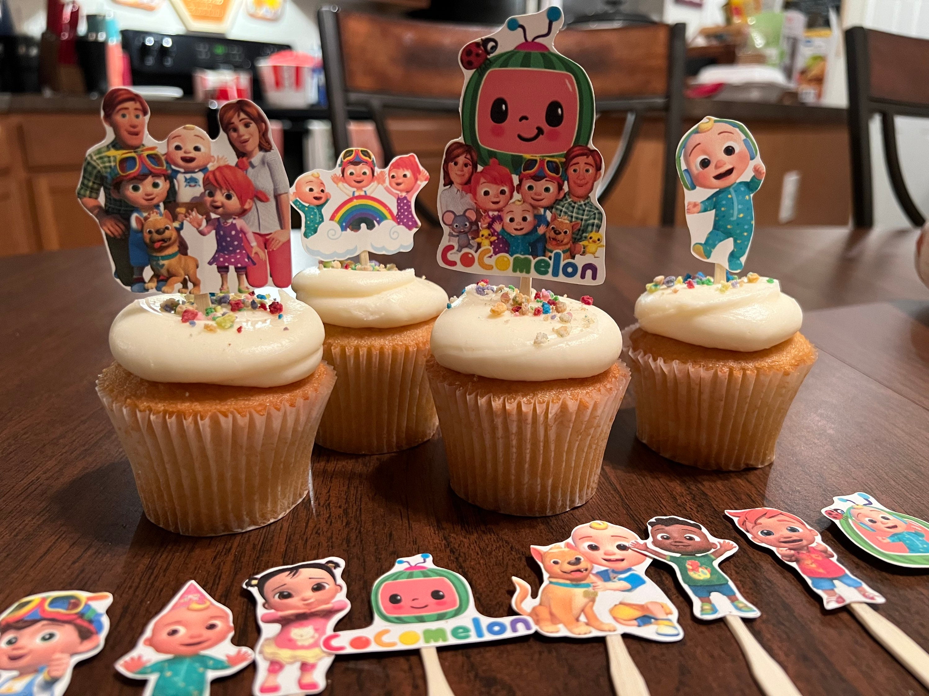 Cocomelon Cupcake - Etsy