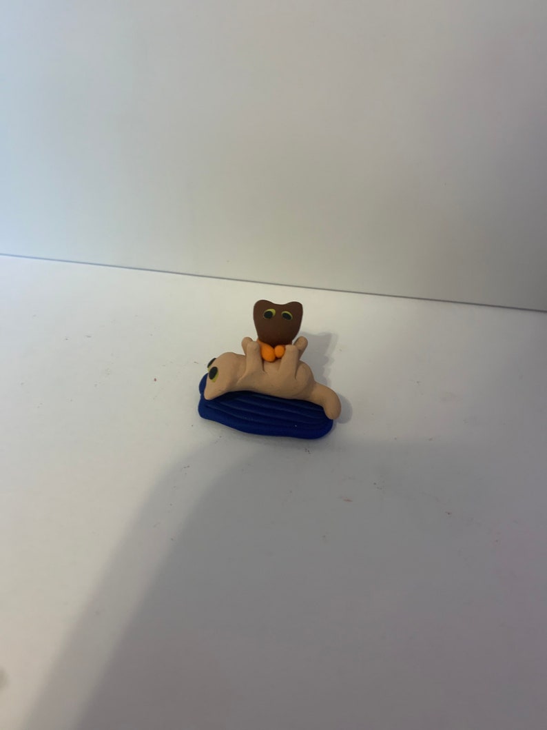and kittens Clay cat mom dad
