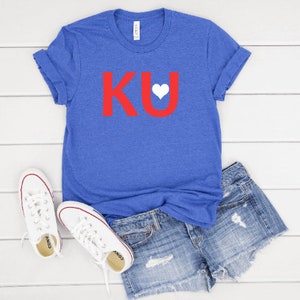 KU Jayhawks Heart Tee