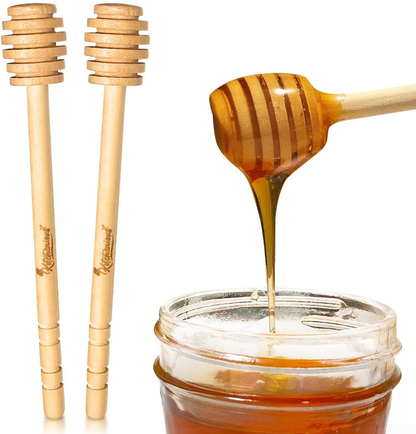Honey Dipper Sticks 6 Inch Stirrers Pack of 3 Etsy