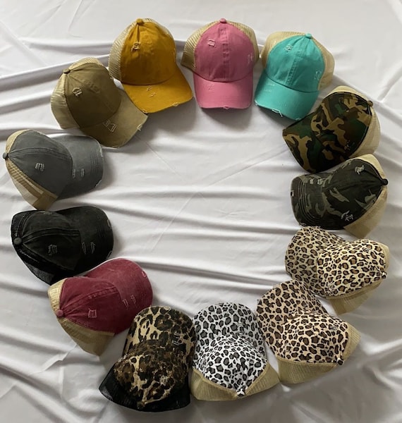Criss Cross Ponytail Hats Ponytail 