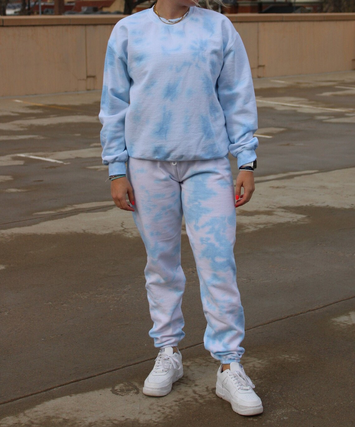 custom tie dye sweatsuit