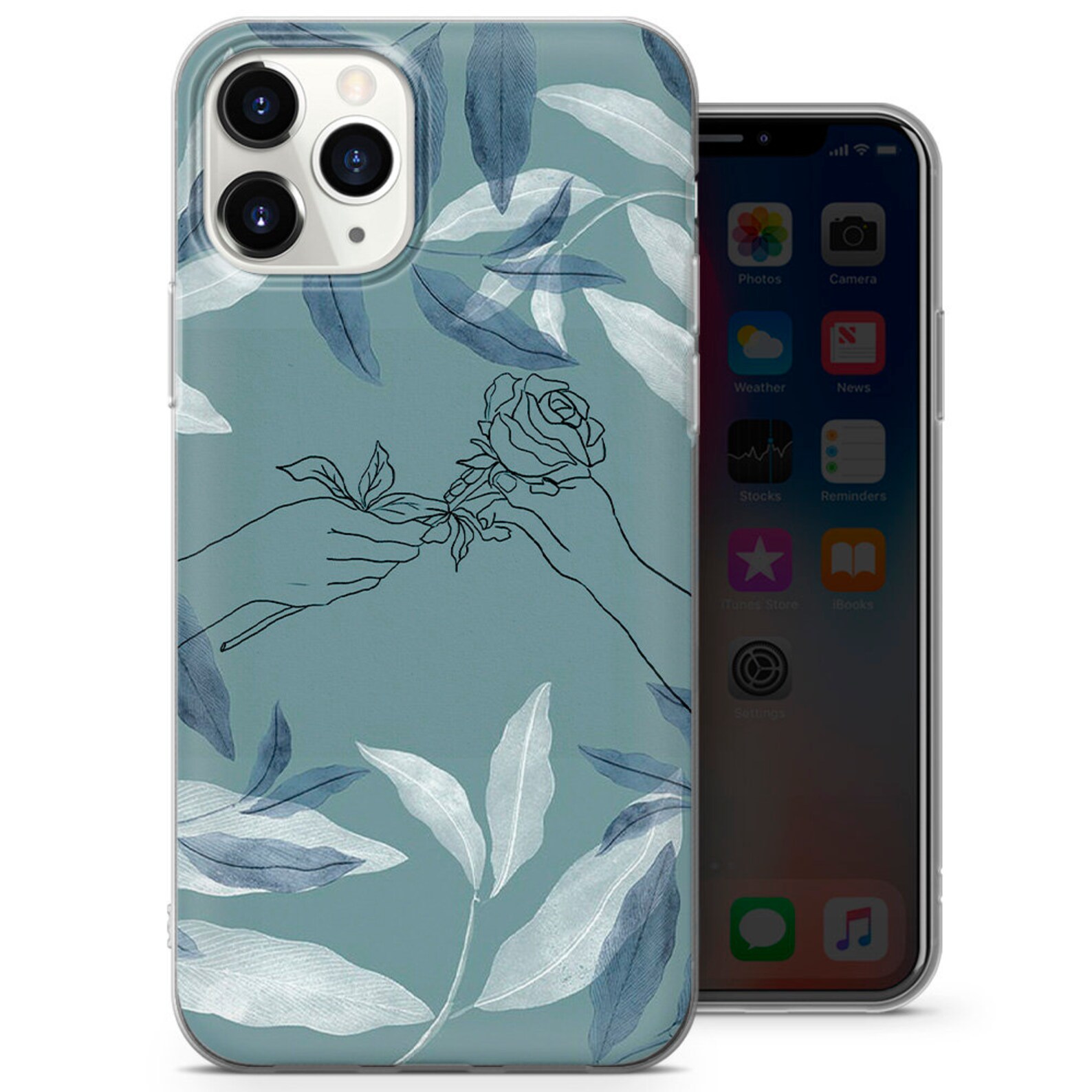 Pressed Flower Phone Case Floral iPhone 11 11 Pro Max XR 12 Etsy