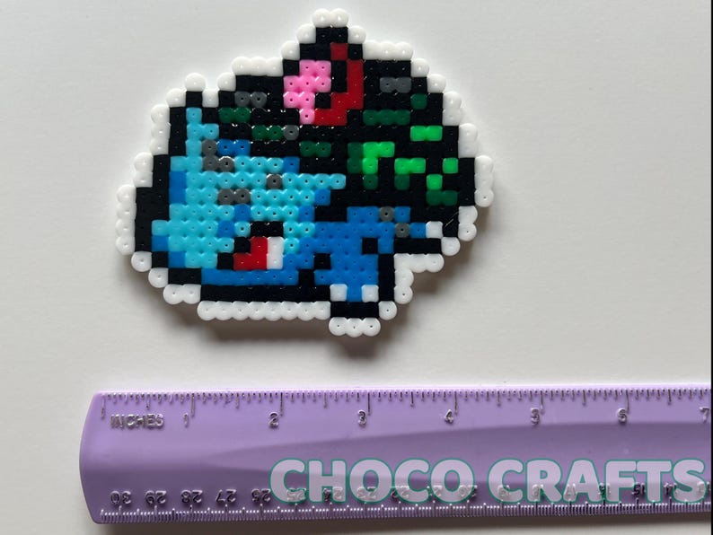 2. Ivysaur Perler Bead Sprite - Etsy