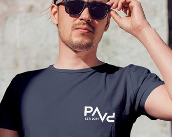 Dad T-Shirt PAPV navi, personalized with name